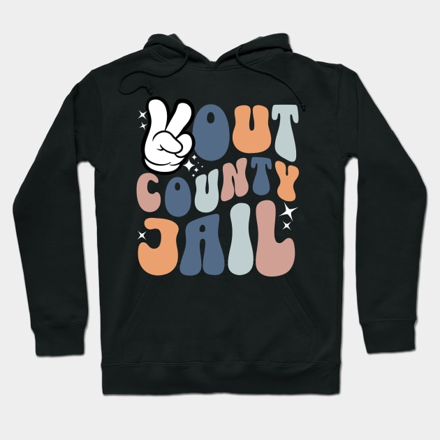 Peace Out County Jail Hoodie by BankaiChu